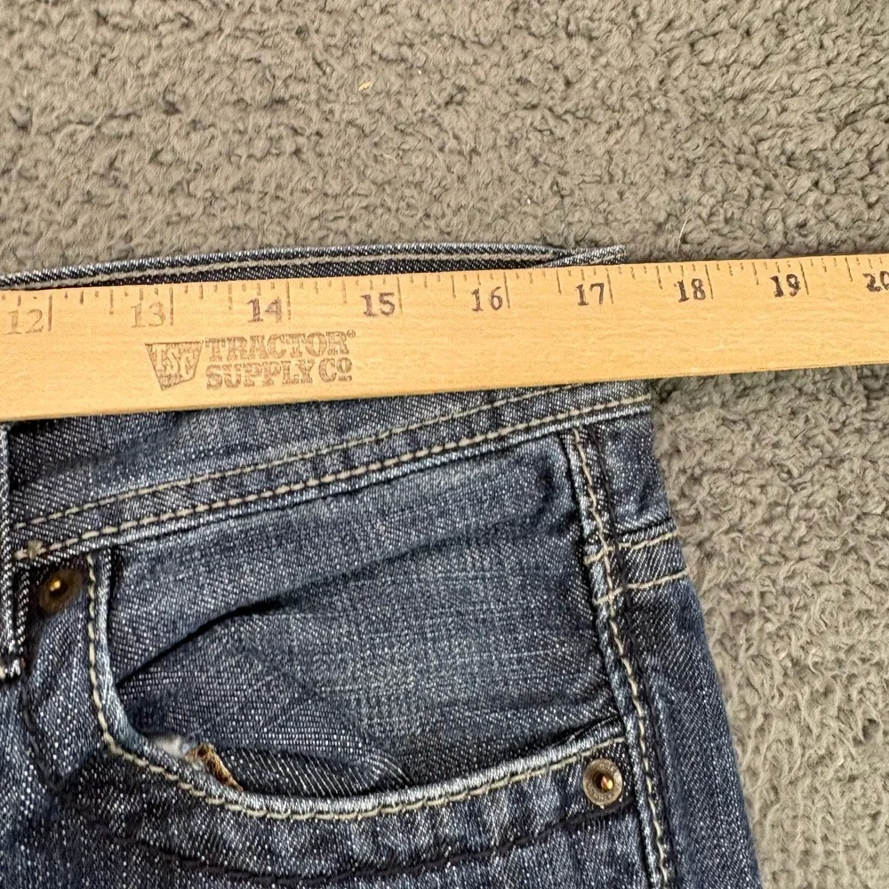Michael Brandon Mens Straight Leg Blue Denim Jeans 100% Cotton 36x30‎ PJ 1110252